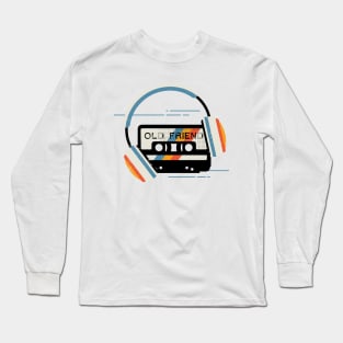 Retro Cassette Tape (Old Friend) Long Sleeve T-Shirt